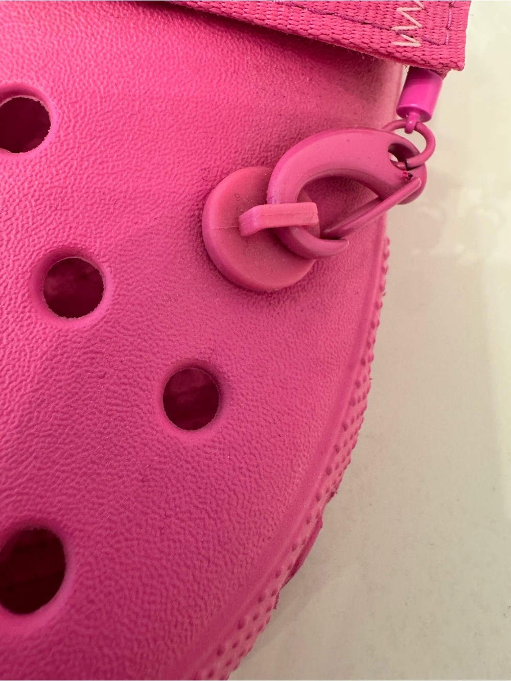 Post Malone x Crocs Duet Max Clog Electric Pink Women’s Shoes with Velcro Straps - Picture 6 of 10